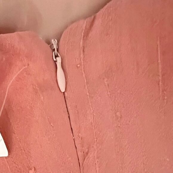 CoVelo Clothing NWT Sleeveless Diamond A-Line Maxi Dress Salmon Medium Formal - Picture 9 of 11